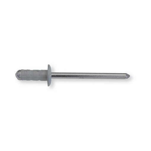 Blindklinknagel platbolkop multigrip 4,0x9,5 aluminium/staal wit-alu